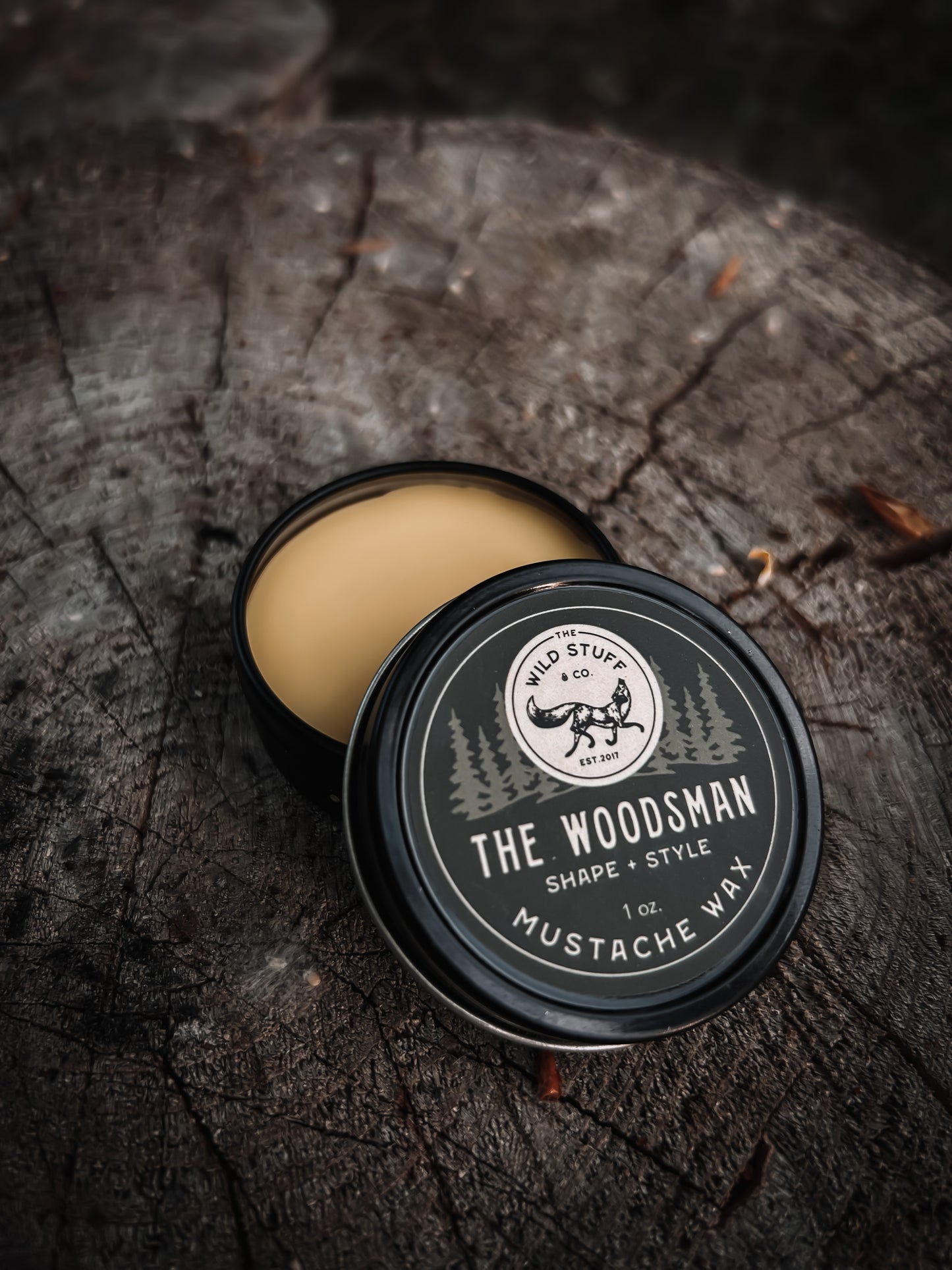 The Woodsman Mustache Wax
