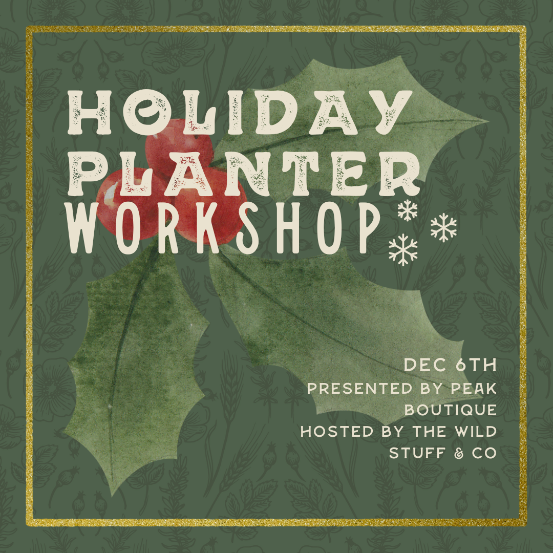 Holiday Planter Workshop