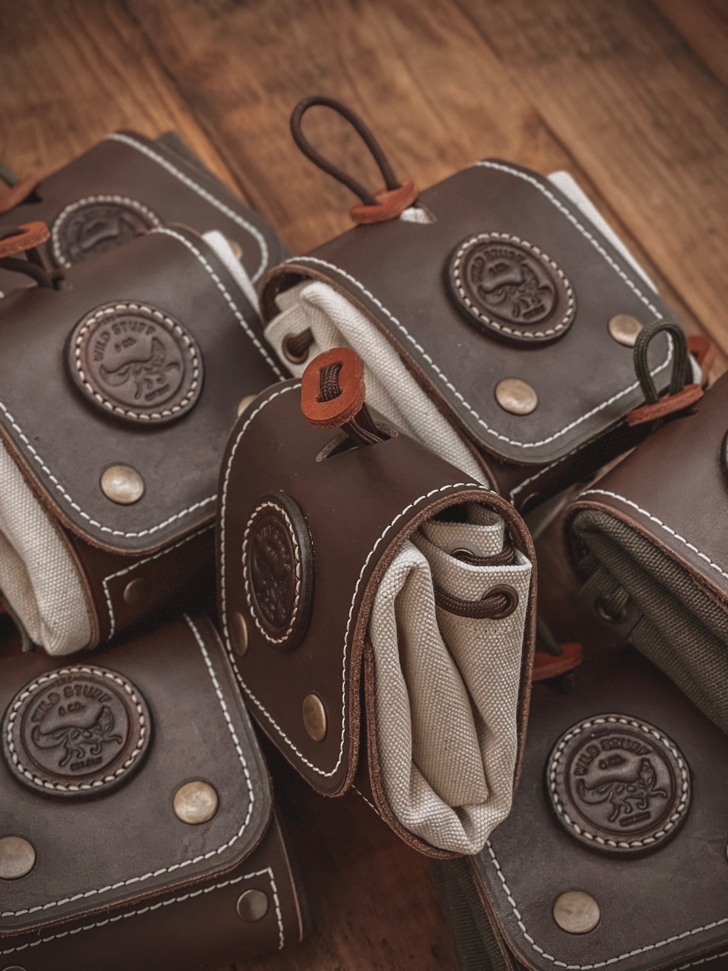 Leather & Canvas Foraging Tote
