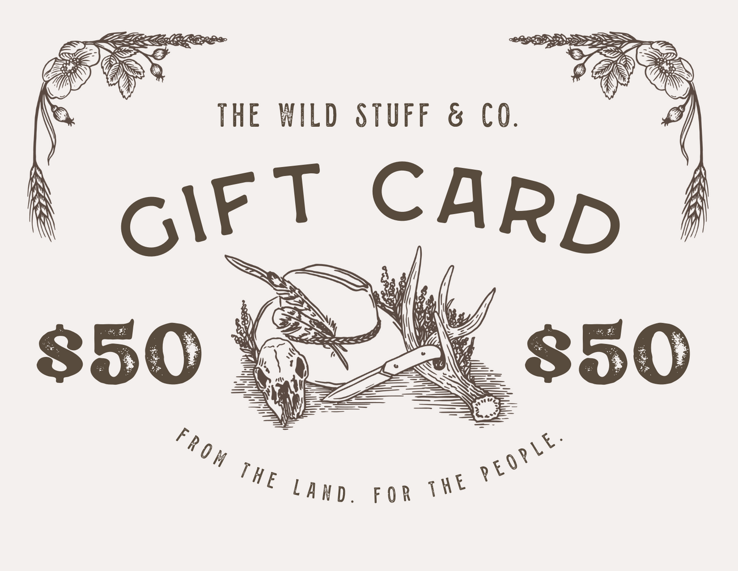The Wild Stuff & Co Gift Card
